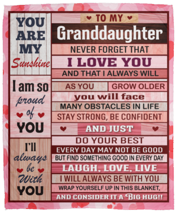 To My Granddaughter " You Are My Sunshine"