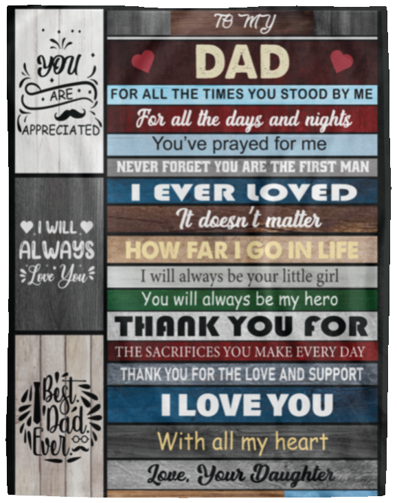 To My Dad Love, Your Daughter