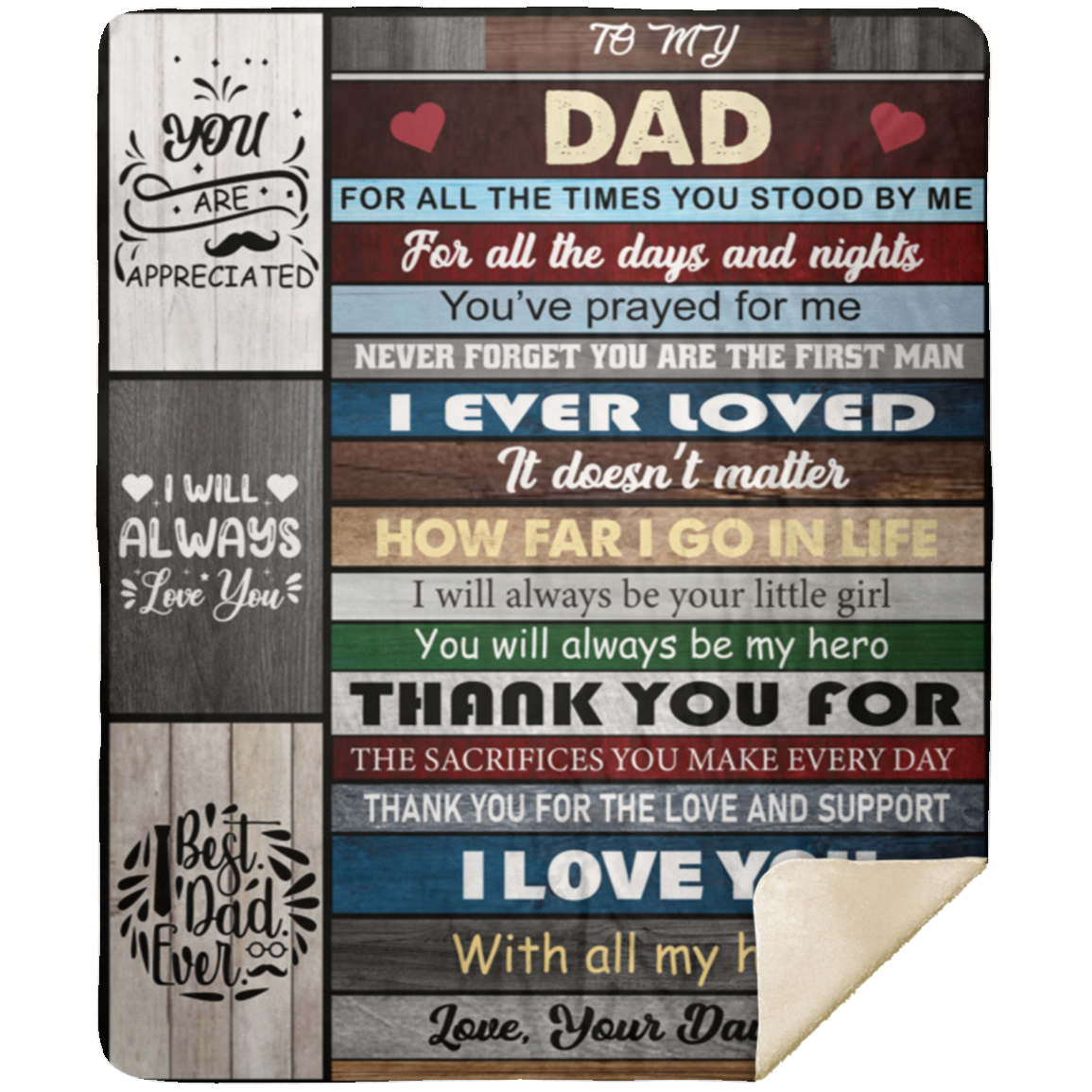 To My Dad Love, Your Daughter